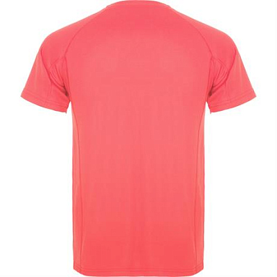 Спортивная футболка MONTECARLO мужская, КОРАЛЛОВЫЙ ФЛУОРЕСЦЕНТНЫЙ 2XL