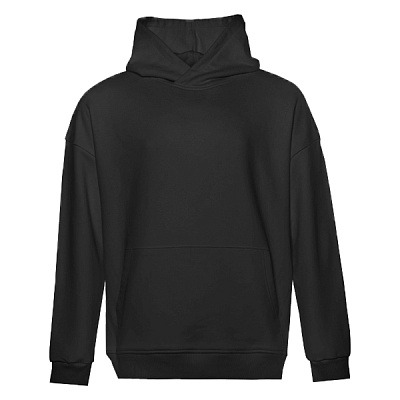 Худи унисекс STAN оверсайз футер без начёса 350, 66 (Чёрный)