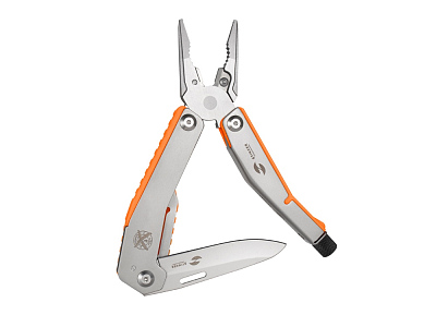 Мультитул, 102 мм, 8 функций (Оранжевый)
