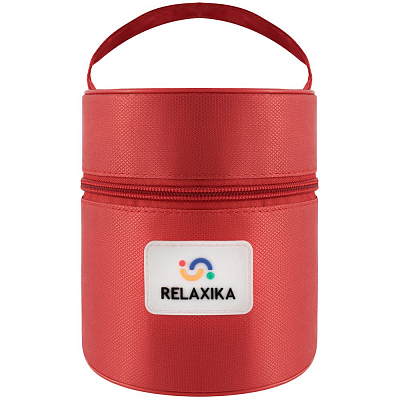 Термос для еды Relaxika 500, в чехле, стальной