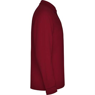 Футболка поло ESTRELLA L/S мужская, ГРАНАТОВЫЙ 3XL