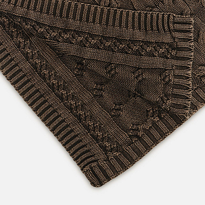 Плед Hygge, коричневый