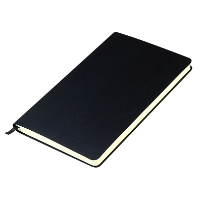 Блокнот A5 Molto в мягком переплёте, черный (Чёрный)