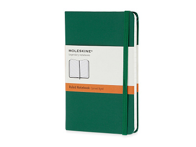 Записная книжка А6 (Pocket) Classic (в линейку) (Зеленый)