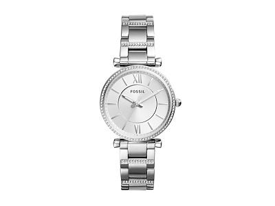 Часы наручные, женские (Корпус- стальной, циферблат- стальной, крепление- стальной)