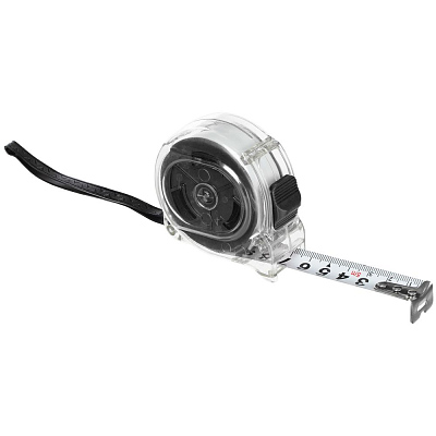 Рулетка Selvaksi, 5 м, черная (Чёрный)