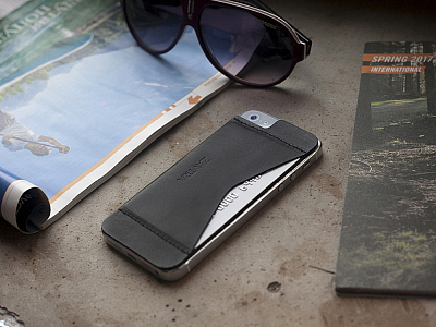 Кошелек-накладка на iPhone 5/5s и SE