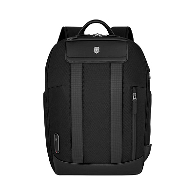 Рюкзак VICTORINOX Architecture Urban2 City Backpack 14'' , полиэстер/кожа, 30x19x42 см,17 л (Черный)