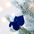 Подвеска на елку «Вьюжка», варежки, синяя - Фото 3