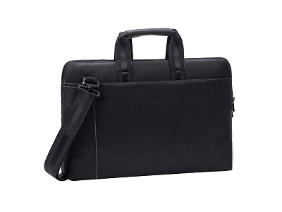 Сумка для ноутбука 15.6 из кожзама (Чёрный)