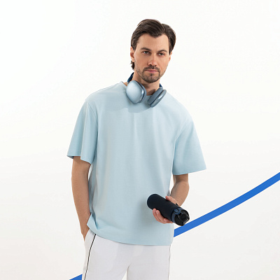 Футболка унисекс RUST NEO, 240 гр. , размер XL/2XL (Голубой)