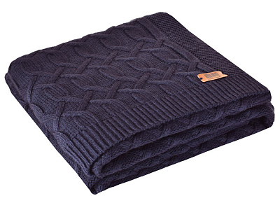 Плед VERMONT (Тёмно-синий)