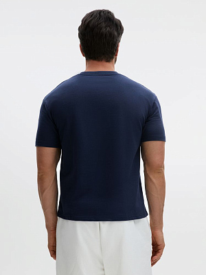 Футболка унисекс Durington, темно-синяя