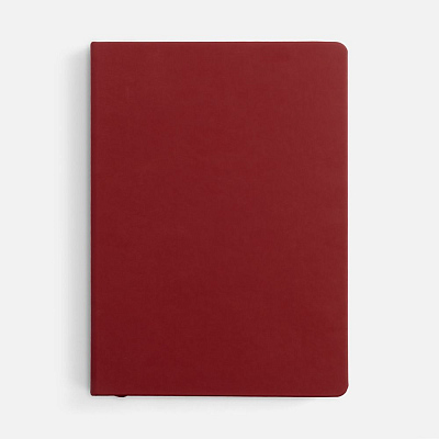 Ежедневник Shall, недатированный, красный