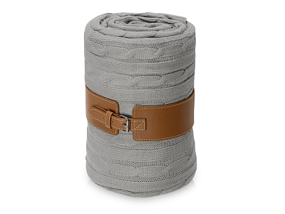 Плед акриловый Braid NEW (Светло-серый)