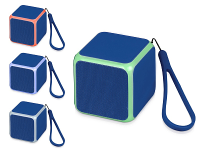 Портативная колонка Cube с подсветкой