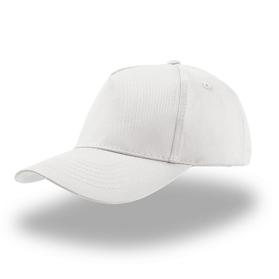 Бейсболка детская KID START FIVE, 5 клиньев, застежка на липучке (Белый)