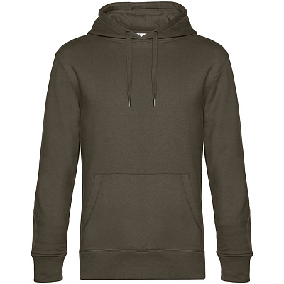 Толстовка с капюшоном унисекс King  (Хаки)