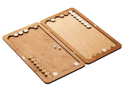 Деревянные нарды Moves (Мокко)