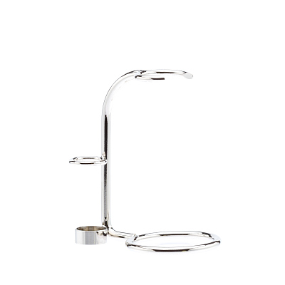 Бритвенный набор Mondial: станок MACH3, помазок, подставка; венге