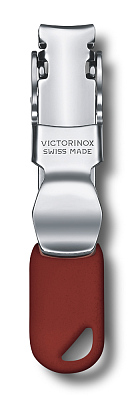 Книпсер VICTORINOX с отверстием для шнурка, сталь, красный, в блистере