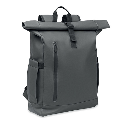 Rolltop laptop rucksack 600D (Каменный серый)