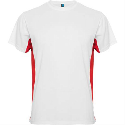 Спортивная футболка TOKYO мужская, БЕЛЫЙ/КРАСНЫЙ XL (Белый/красный)