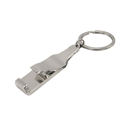 Брелок-открывалка "Malt", металлический (Серебристый) Брелок-открывалка "Malt", металлический (Серебристый)