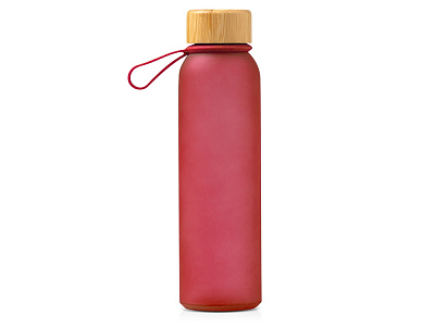 Бутылка VOZNAN из переработанного стекла (Красный)