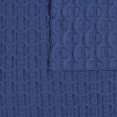 Плед Braidera, синий (черника)