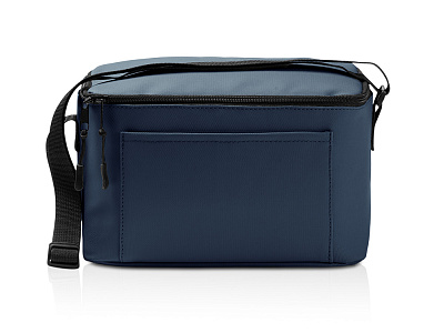 Сумка-холодильник Дэнвер из искусственной кожи (Тёмно-синий)