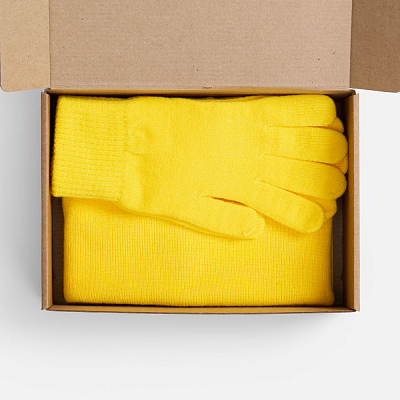 Набор Knit Warm, желтый