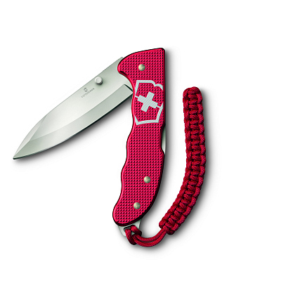 Нож охотника VICTORINOX Evoke Alox 130 мм, 5 функций, с фиксатором лезвия, красный