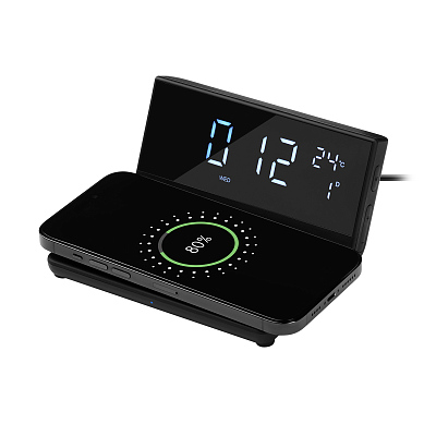 Зарядная станция с часами 15W Зенит (Zenith)