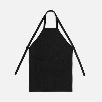 Фартук джинсовый E2, черный (Джинс)