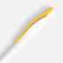 Ручка шариковая Pin, белая с желтым - Фото 3