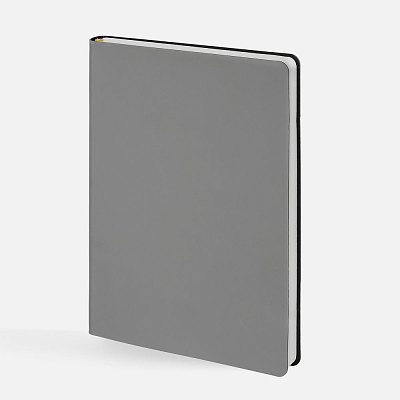 Ежедневник Flex Shall New, недатированный, темно-серый (Серый)