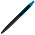 Ручка шариковая Prodir QS01 PRT-T Soft Touch, черная с голубым - Фото 4