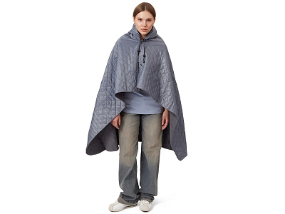 Плед-пончо 2-в-1 Cappy с капюшоном и мешком