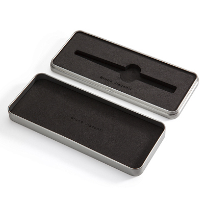 ФУТЛЯР PREMIUM БОЛЬШОЙ МЕТАЛЛИЧЕСКИЙ ПОД РУЧКУ "SLIM", СЕРЕБРЯНЫЙ (Серебряный)