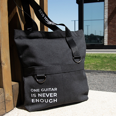 Шоппер Superbag ZIP, с двумя карманами и молнией (черный)