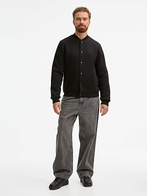 Бомбер унисекс AtmosWear, черный