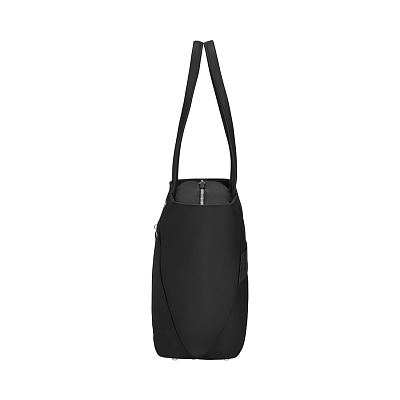 Сумка VICTORINOX Victoria Signature Tote, черная, нейлон/кожа, 51x15x30 см, 19 л