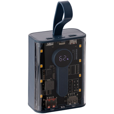 Аккумулятор с быстрой зарядкой Trellis Quick 10000 мАч  (Синий)