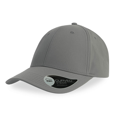 Бейсболка BOLT, 6 клиньев, пластиковая застежка (Тёмно-серый)