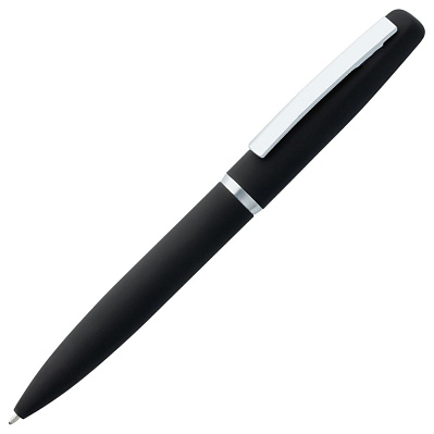 Ручка шариковая Bolt Soft Touch, черная (Черный)