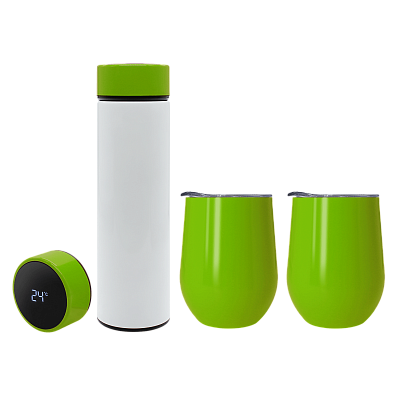 Набор Hot Box Duo C2W G (белый с салатовым)