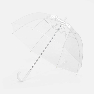Прозрачный зонт-трость Clear (Прозрачный)