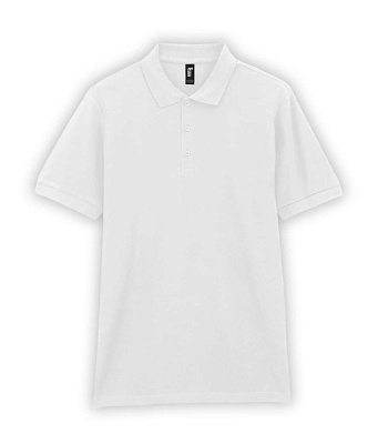 Футболка поло PREMIUM COTTON ADULT DOUBLE PIQUE, МОРСКОЙ СИНИЙ 3XL (Белый)