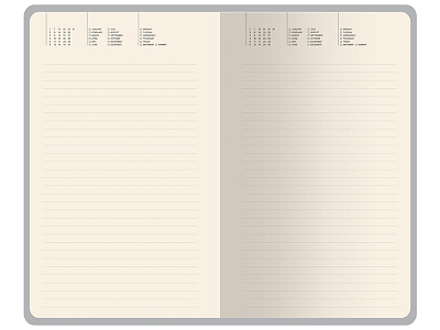 Ежедневник недатированный А5 Morandi. Пыльная роза